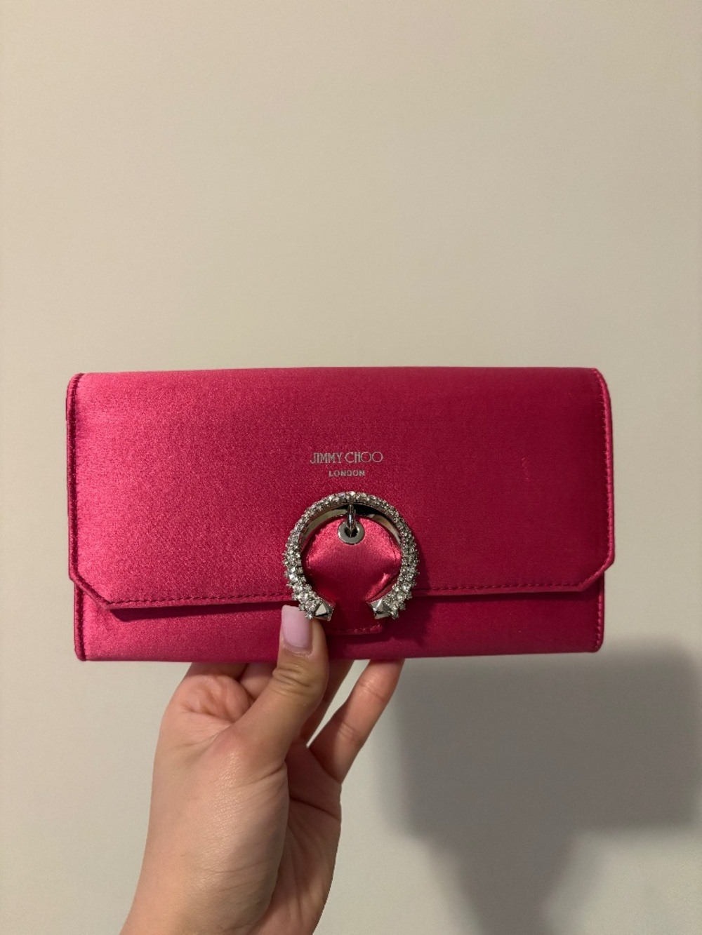 Satin even clutch